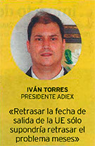 Iván Torres President of ADIEX
